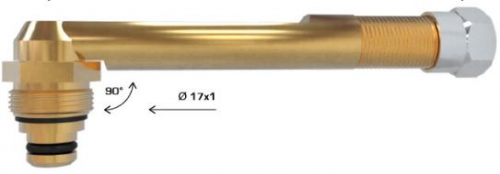 EM-venttiili yläosa WO-1715 ø 20,5mm 90mm