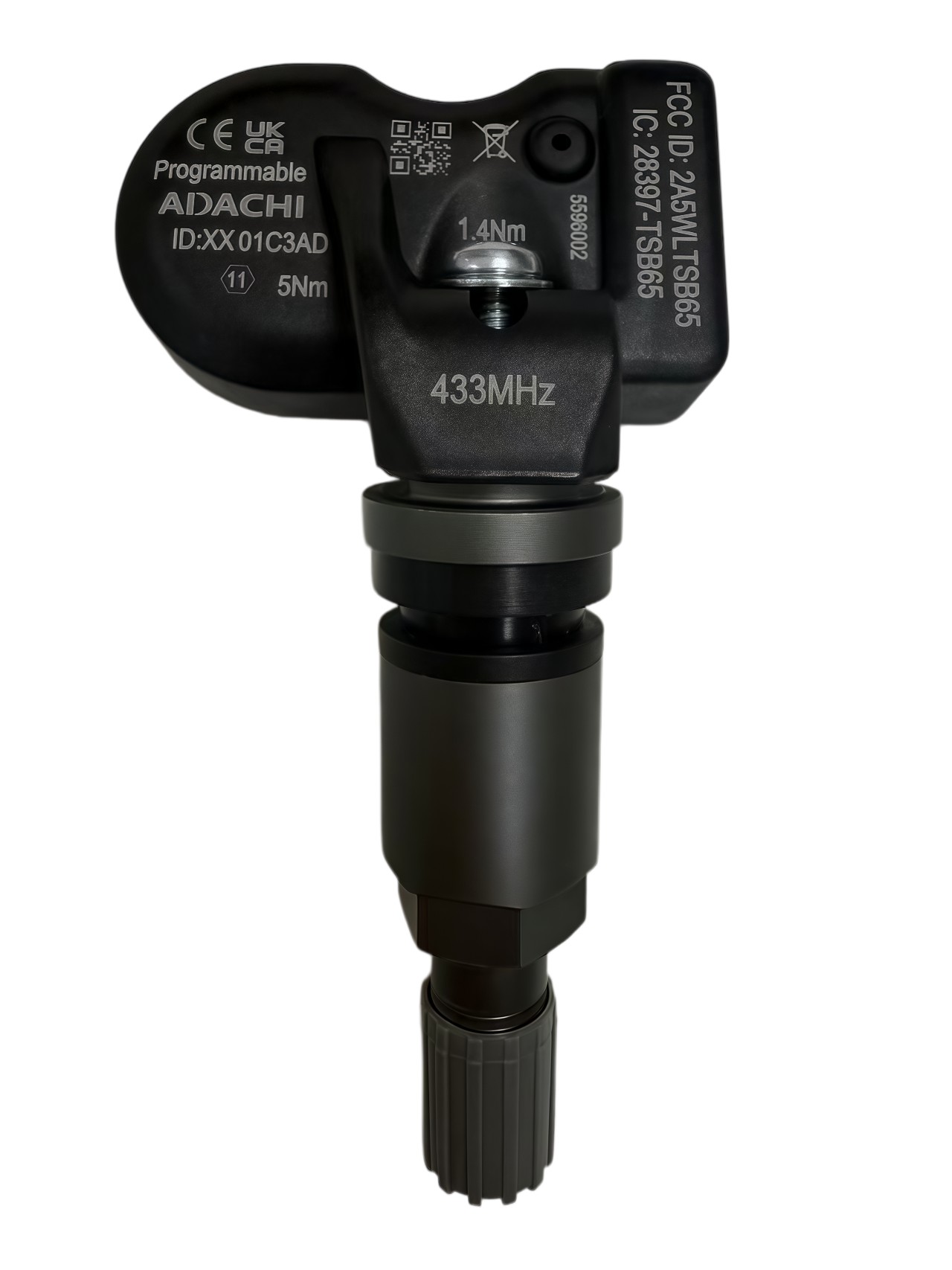 Adachi ohjelmoitava sensori antrasiitti TPMS